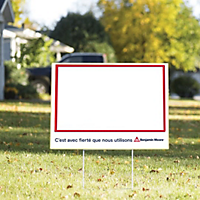 18" x 24" Double Sided Yard Sign