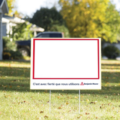 18" x 24" Double Sided Yard Sign