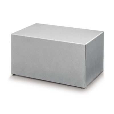 Silver Steel Chest Urn