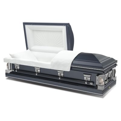 Blue Accent Casket Cover (CLICK On Me !) in Bedminster, NJ