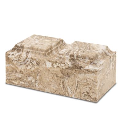 Companion Khaki Synthetic Marble Urn