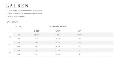 Ralph Clothing Size Chart Clothing Size Chart Ralph | Labb by AG