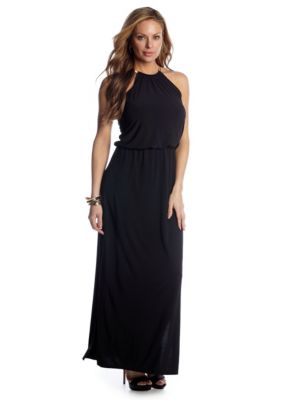 MSK Petite Long Halter Dress