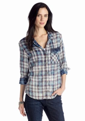 Cloth & Stone Montana Plaid Shirt | Belk - Everyday Free Shipping