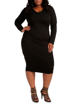 Dresses: Plus Size Black Cocktail | Belk