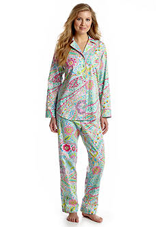 Lauren Ralph Lauren Island Getaway Classic Sateen Pajama Set