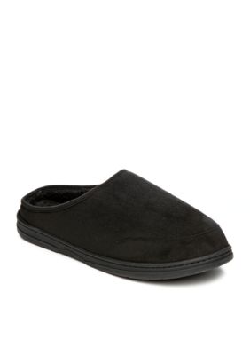 Saddlebred Microsuede Velveteen Clog Slippers