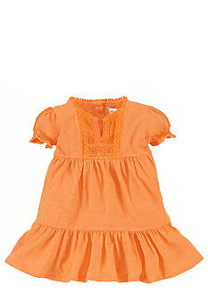 Ralph Lauren Childrenswear Lace Trim Drop-Waist Dress