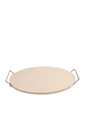 15-in. Round Pizza Stone with Wire Frame