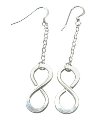 Lexi Butler Designs Sterling Silver Infinity Earrings