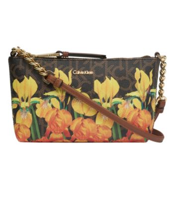calvin klein sunflower crossbody bag