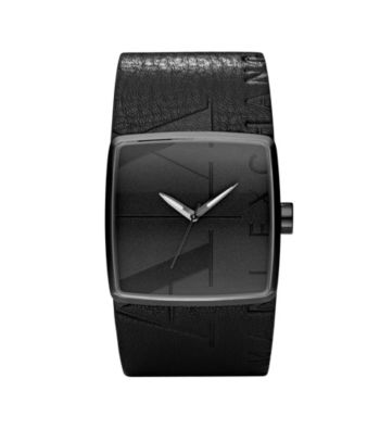 UPC 723763153140 - AX Armani Exchange Watch, Black Leather Cuff Strap 38mm  AX6002 