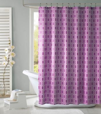 Shower curtains that add stylish color and design to your bath decor.