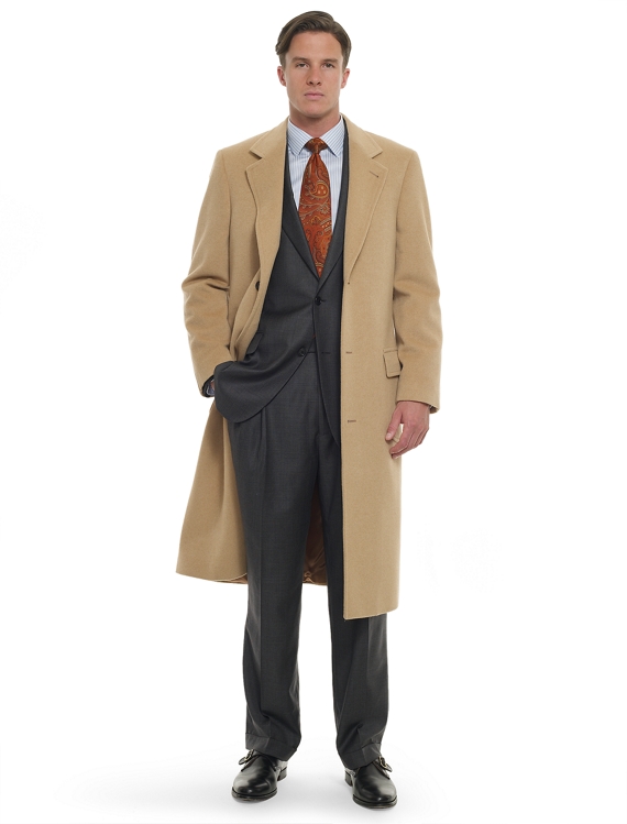 Golden Fleece® Camel Hair Polo Overcoat - Brooks Brothers
