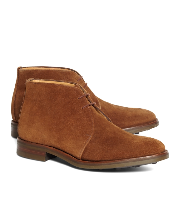 Peal & Co.® Brown Suede Chukka Boots - Brooks Brothers
