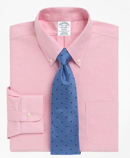 Men's Non-Iron Traditional Fit Tab Collar Dress Shirt | Brooks Brothers