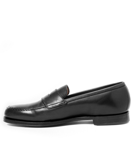 Men's Peal and Co. Black Penny Loafers | Brooks Brothers