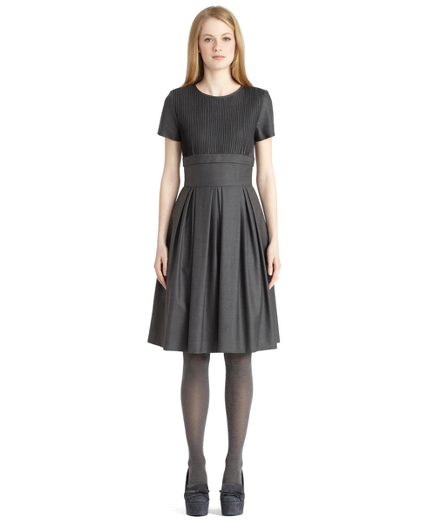 Super 130s Vintage Pleated Dress