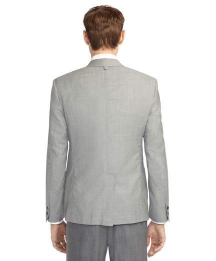 Men's Light Grey Wool Patch Pocket Jacket | Brooks Brothers