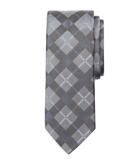 Plaid Slim Tie   Brooks Brothers