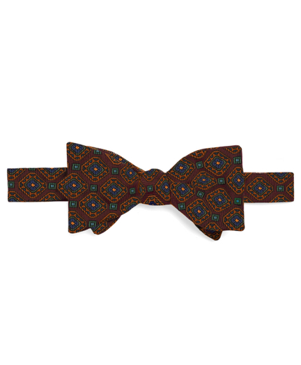 Ancient Madder Square Medallion Bow Tie   Brooks Brothers