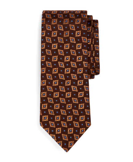 Tonal Tossed Diamond Tie   Brooks Brothers