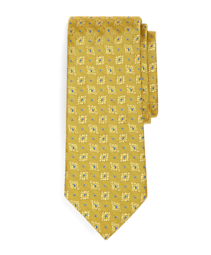 Tonal Tossed Diamond Tie   Brooks Brothers