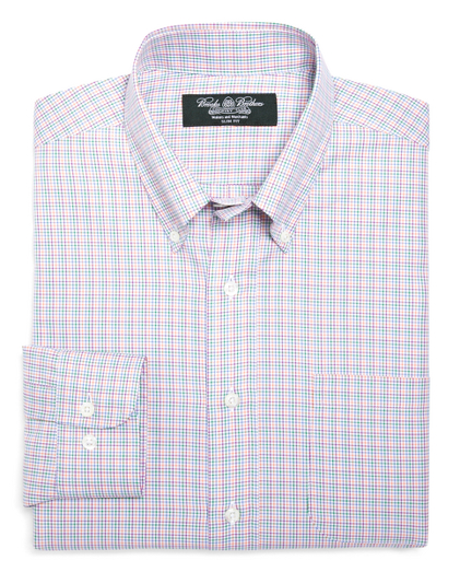 Country Club Regular Fit Multi Triple Tattersall Sport Shirt   Brooks 