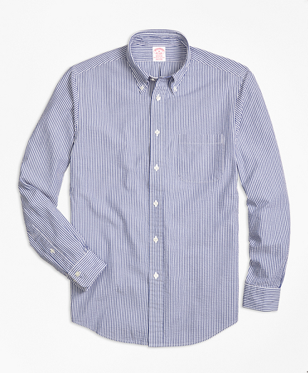 Madison Fit Seersucker Sport Shirt - Brooks Brothers