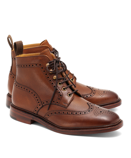 Peal & Co.® Pebble Wingtip Boots - Brooks Brothers