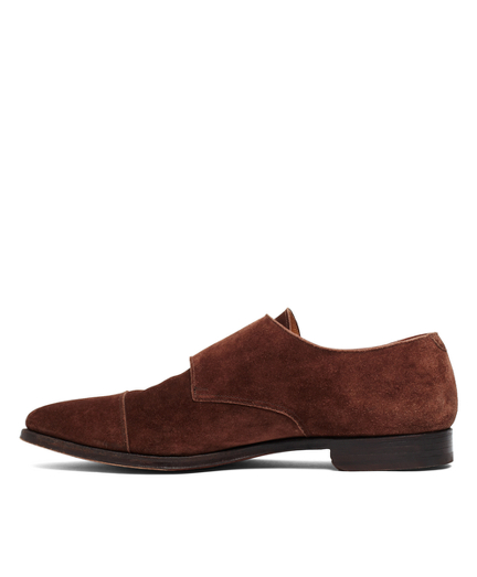 Men's Peal and Co. Suede Double Monk Strap Shoes | Brooks Brothers