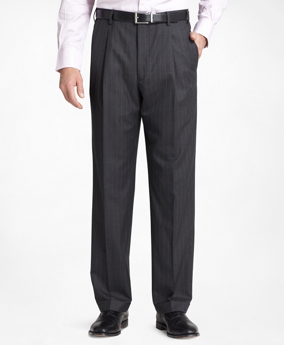 Men's Regular Fit Golden Fleece Striped Suit | Brooks Brothers