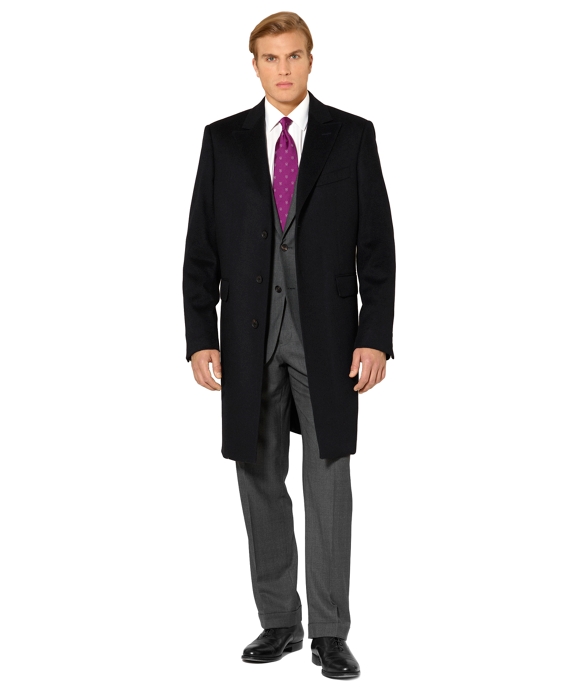 Wool and Cashmere Classic Overcoat - Brooks Brothers