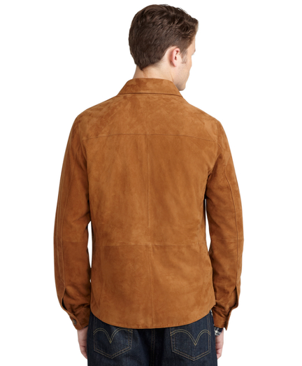 Suede Shirt Jacket - Brooks Brothers
