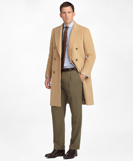 Men's Golden Fleece Double-Breasted Polo Coat | Brooks Brothers