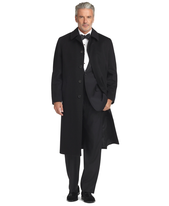 Men's BrooksStorm Cashmere Split Raglan Overcoat | Brooks Brothers