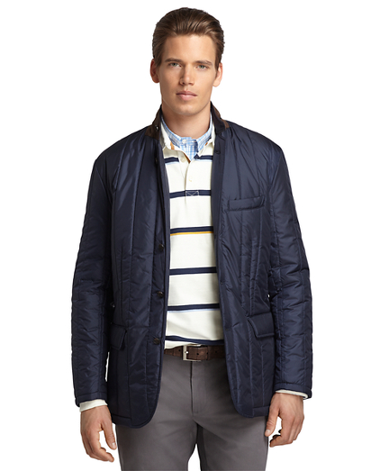 Vertical Quilted Blazer - Brooks Brothers