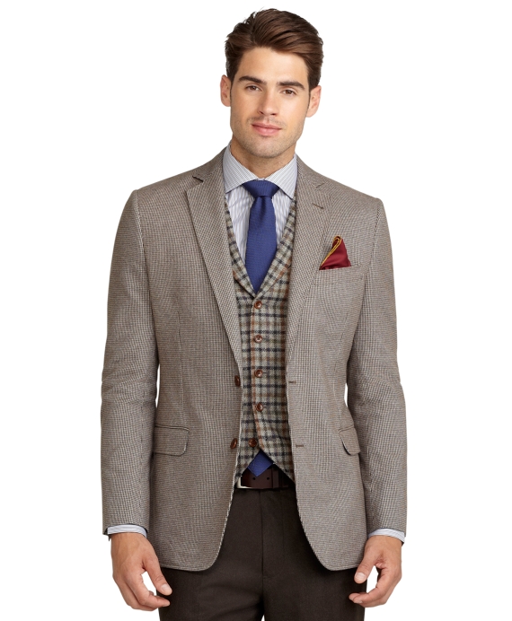 Fitzgerald Fit Houndstooth Sport Coat - Brooks Brothers
