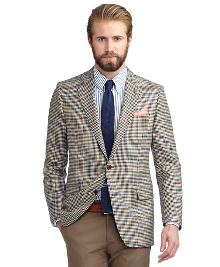 Three-Button Camel Hair Sport Coat - Brooks Brothers