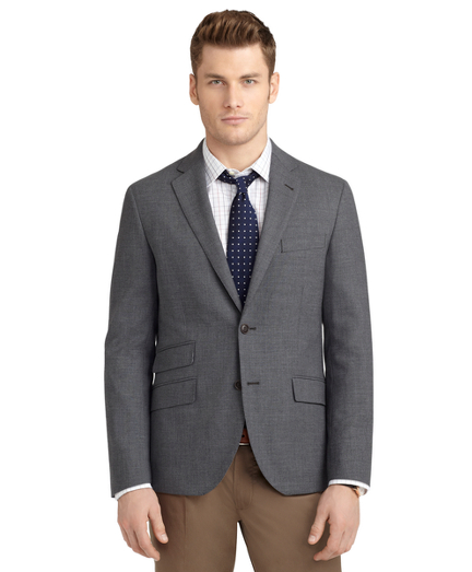 Men's Extra Slim Fit Grey Two-Button Sport Coat | Brooks Brothers