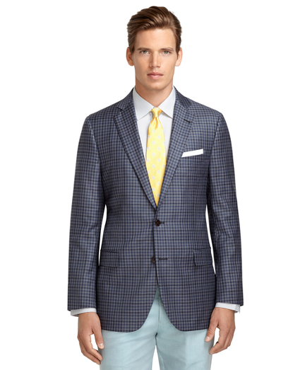 Men's Fitzgerald Fit Grey Checkered Sport Coat