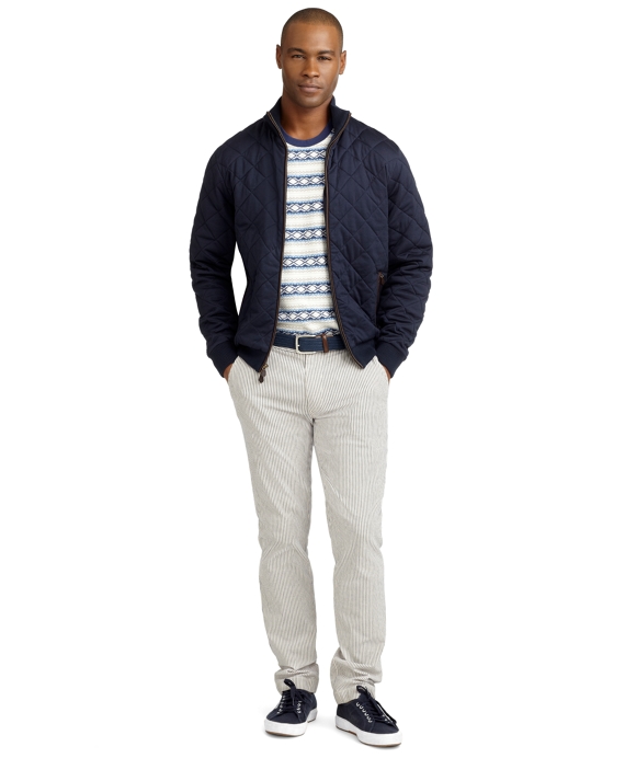 Quilted Knit Bomber - Brooks Brothers