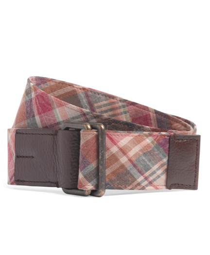 Cotton Madras Belt   Brooks Brothers