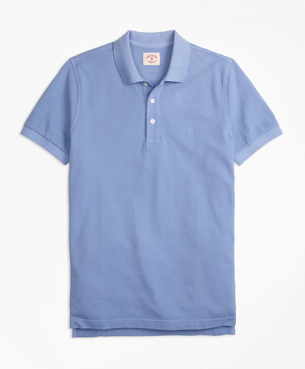 Garment-Dyed Cotton Pique Polo Shirt - Brooks Brothers