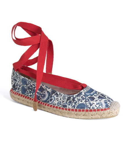 Liberty Cotton Ballet Espadrille   Brooks Brothers