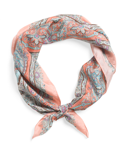 Silk Habutai Paisley Neckerchief   Brooks Brothers