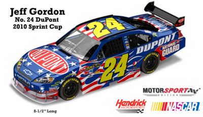 Jeff Gordon No. 24 DuPont 2010 Sprint Cup Diecast Car  