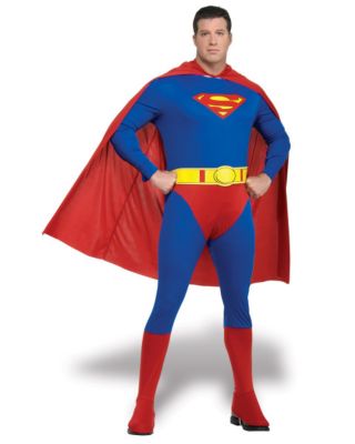 Adult Superman Superhero Costume – Plus Size | Kinder