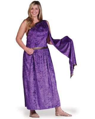 Purple Roman Toga Plus Size Women’s Costume | Kinder