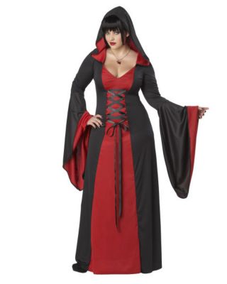 Adult Deluxe Hooded Dress Plus Size Costume